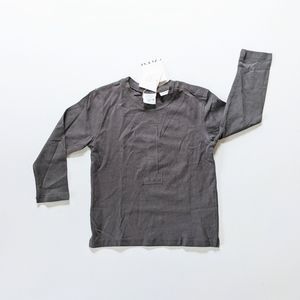 Zara Longsleeve Tee in dark grey